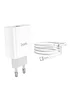 СЗУ HOCO C80A Rapido PD+QC3.0 Type-C + USB + Type-C to Type-C Белый