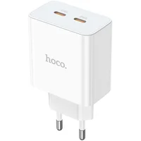 СЗУ Hoco C108A PD 35W (2 Type-C) White