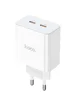 СЗУ Hoco C108A PD 35W (2 Type-C) White