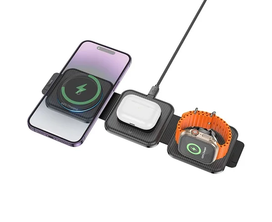 БЗУ Hoco CQ4 Unique 3-in1 Black