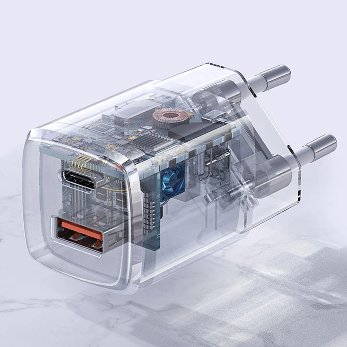 СЗУ Usams US-CC128 T37 Super Si QC3.0 + PD 20W Белый