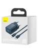 СЗУ Baseus Super Si Quick Charger 1C 20W + кабель Type-C to Lightning (TZCCSUP-B) Синий