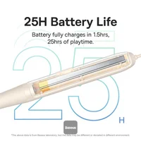 Беспроводные наушники Baseus Bowie P1 Half In-ear Neckband Wireless Earphones (NGPB000) Creamy-white