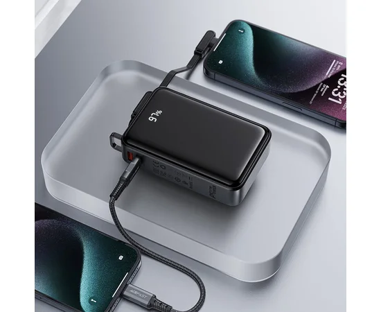 Портативное зарядное устройство Power Bank Acefast M4 PD67W 20 000 mAh Black