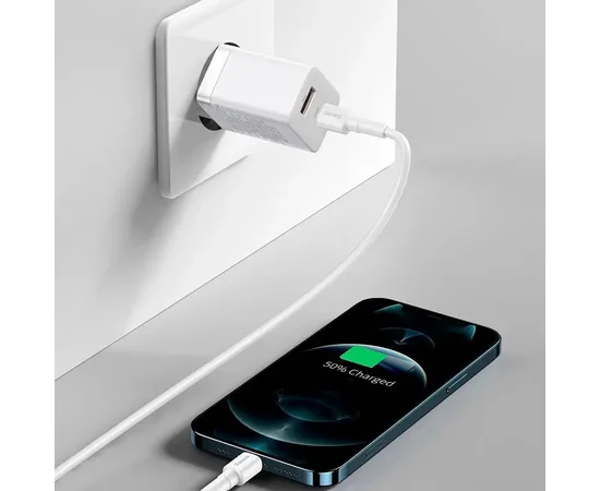 СЗУ Baseus Super Si Pro Quick Charger 30W (CCSUPP-E) White