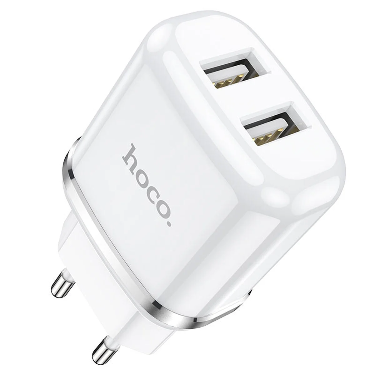 СЗУ Hoco N4 (2USB/2.4A) Білий