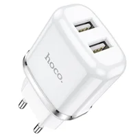 СЗУ Hoco N4 (2USB/2.4A) Білий