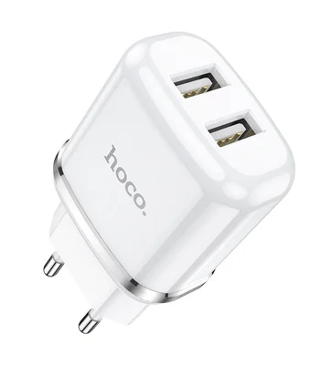 СЗУ Hoco N4 (2USB/2.4A) Белый