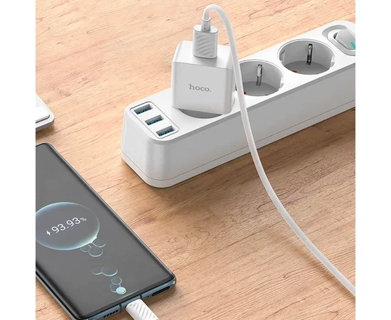 СЗУ HOCO C106A Leisure + Type-C White