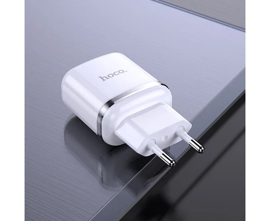 СЗУ Hoco N4 (2USB/2.4A) Белый
