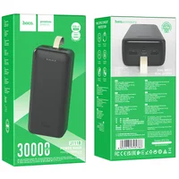 Портативное зарядное устройство Power Bank Hoco J111B Smart charge 30 000 mAh Black