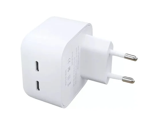 СЗУ для Apple 35W Dual USB-C Power Adapter (A) (box) Белый