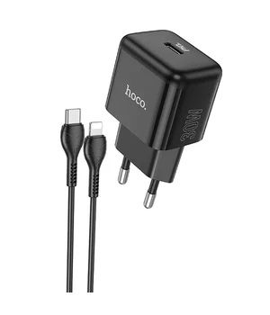 СЗУ Hoco N32 Glory PD30W Type-C to Lightning Black