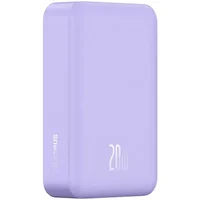 Портативное зарядное устройство Power Bank Baseus Magnetic Mini OS 20W c БЗУ 10000 mAh (PPCX110105) Purple