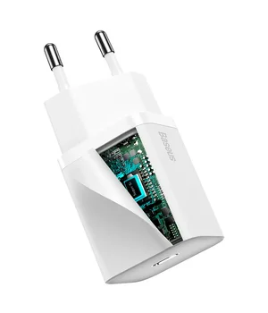 СЗУ Baseus Super Si Quick Charger 1C 30W Белый СЗУ Baseus Super Si Quick Charger 1C 30W Белый