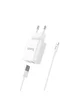 СЗУ Hoco C62A Victoria 2.1A 2USB + cable Lightning white