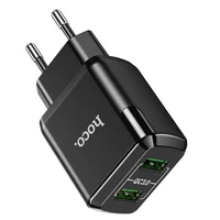 СЗУ Hoco N6 QC3.0 (2USB/3A) Черный