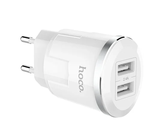 СЗУ HOCO C38A (2USB/2.4A) Белый