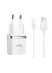СЗУ Hoco C11 USB Charger 1A (+кабель microUSB 1м) Белый