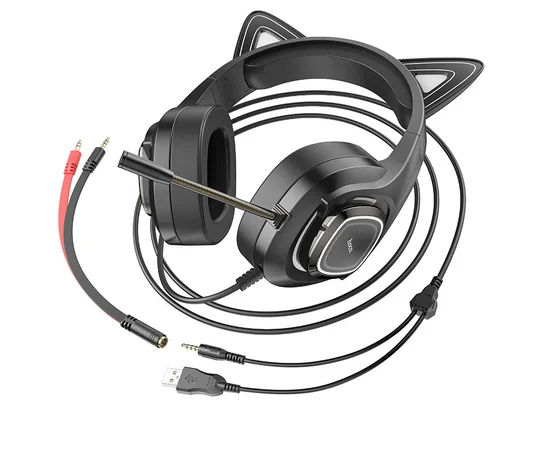 Стерео Навушники Hoco W107 Cute cat Elf Cat