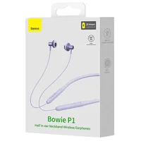 Беспроводные наушники Baseus Bowie P1 Half In-ear Neckband Wireless Earphones (NGPB000) Purple