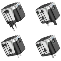 СЗУ Hoco AC5 Level 2USB+Socket Black