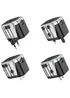СЗУ Hoco AC5 Level 2USB+Socket Black