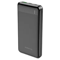 Портативний зарядний пристрій Power Bank BOROFONE BJ19 Incredible PD20W+QC3.0 10000 mAh Чорний