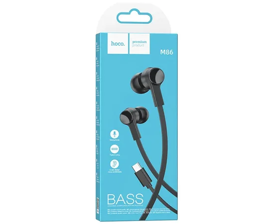 Стерео Наушники Hoco M86 Type-C Black