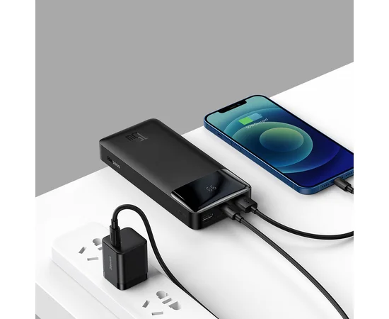 Портативное зарядное устройство Baseus Bipow Overseas 15W 20000mAh (PPBD050101) Черный