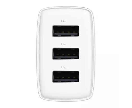 СЗУ Baseus Compact 17W (3USB) (CCXJ02) Белый