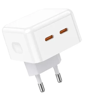 СЗУ Borofone BA76A Source PD35W (2Type-C) White СЗУ Borofone BA76A Source PD35W (2Type-C) White