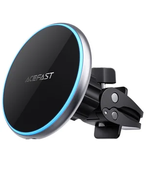 Автодержатель с БЗУ Acefast D3 magnetic wireless Silver