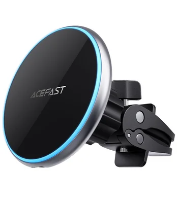 Автотримач із БЗУ Acefast D3 magnetic wireless Silver