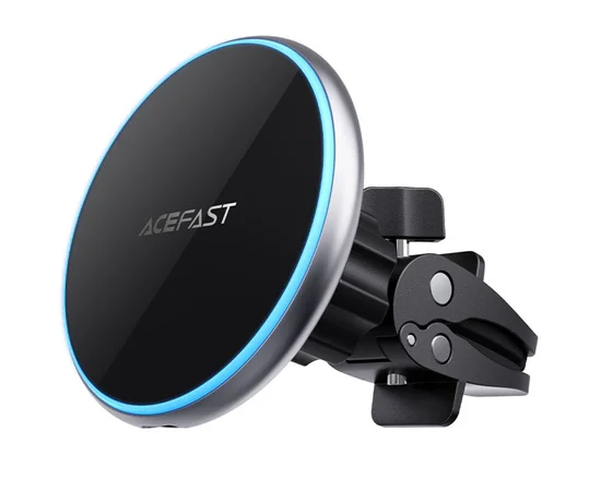 Автодержатель с БЗУ Acefast D3 magnetic wireless Silver