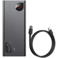 Портативное зарядное устройство Baseus Adaman Metal Digital Display QC 65W 20000mAh (PPIMDA-D) Black