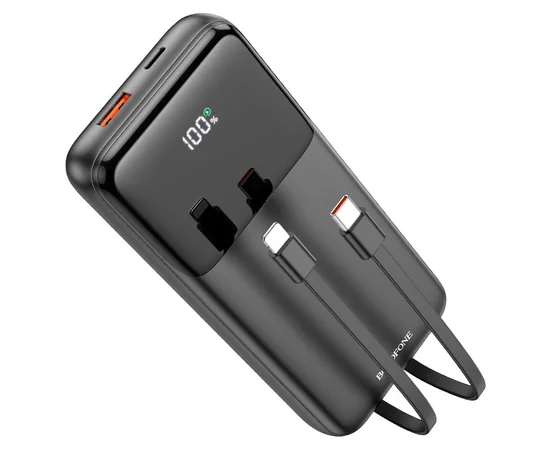 Портативное зарядное устройство Power Bank BOROFONE BJ22A 22.5W+PD20W 20000 mAh Черный