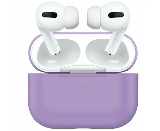 Силиконовый футляр для наушников AirPods 3 Фиолетовый / Violet