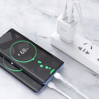 СЗУ HOCO N7 (2USB/2,1A) + USB - Type-C Білий