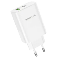СЗУ Borofone BN10 Sunlight PD65W (1Type-C/1USB) White