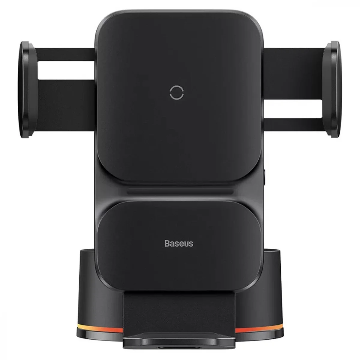 Автоутримувач із БЗУ Baseus Wisdom Auto Alignment (QI 15W) (Suction base) (CGZX000101) Black