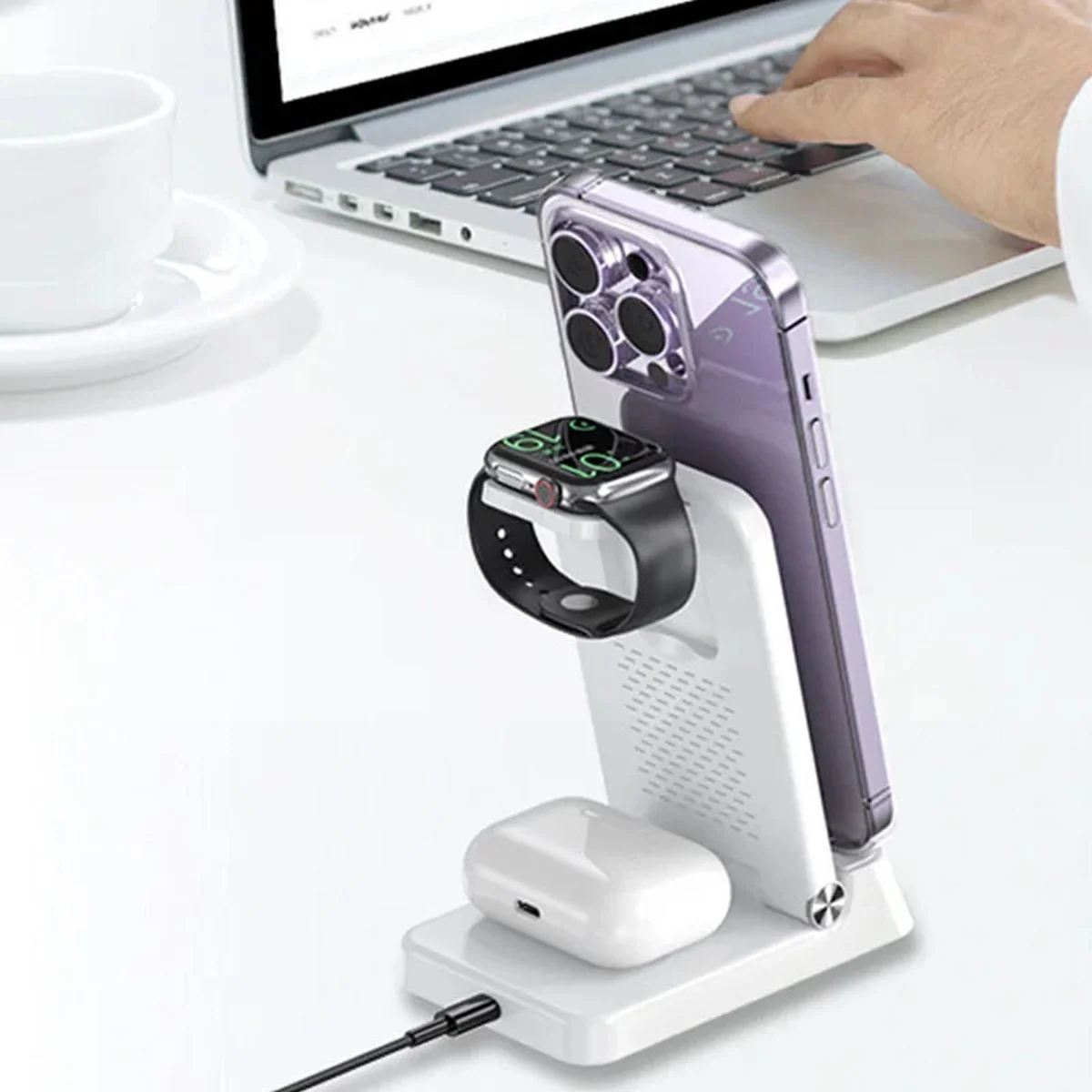 БЗУ + годинник А60 4in1 25W White