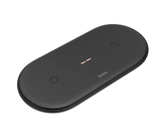 Беспроводное зарядное устройство HOCO CW23 Dual Power Черный