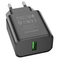 СЗУ Borofone BA72A Spring QC3.0 Black