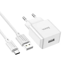 СЗУ HOCO C106A Leisure + Type-C White