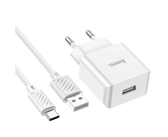 СЗУ HOCO C106A Leisure + Type-C White