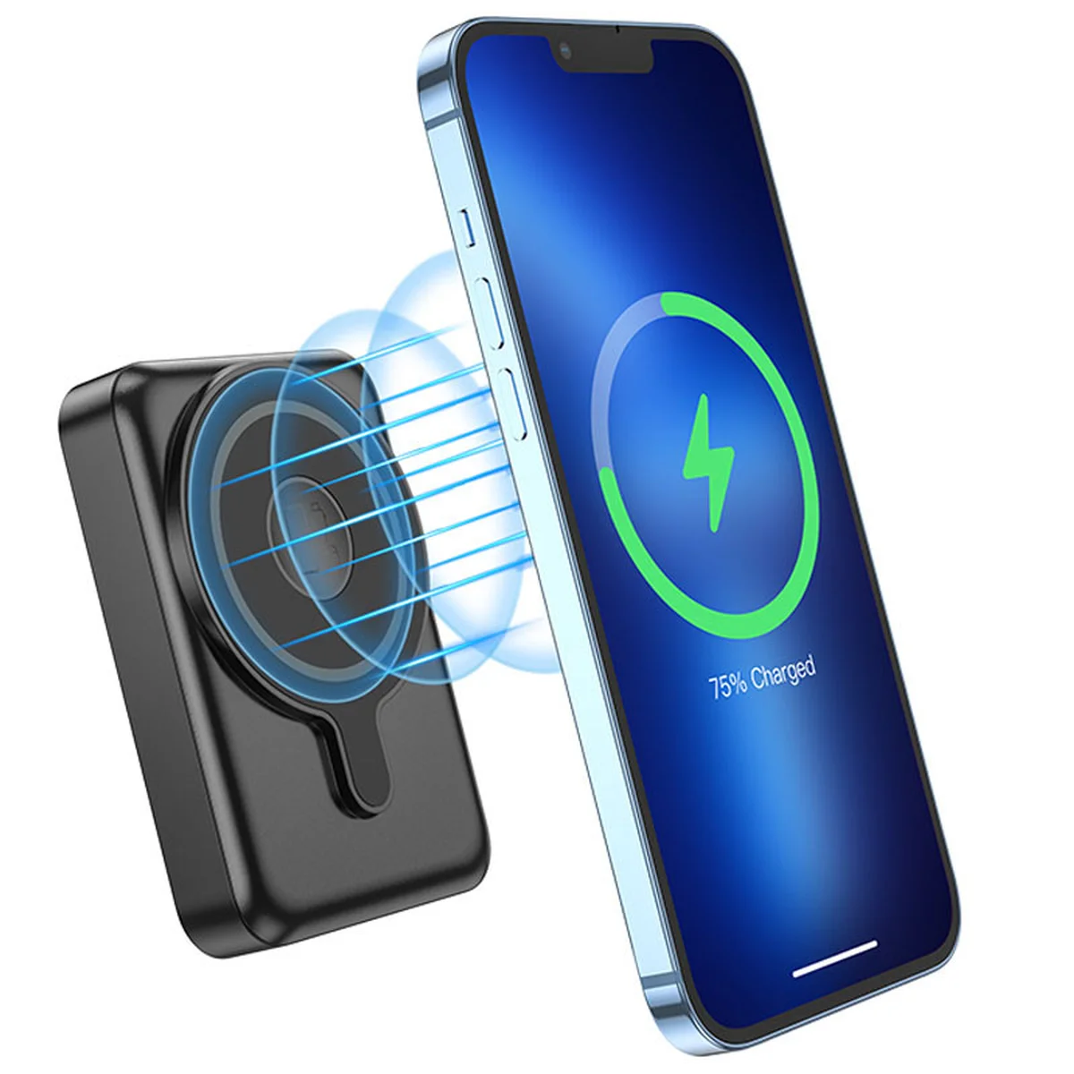 Портативное зарядное устройство Power Bank Hoco Q11 Expressar PD20W 3in1 с БЗУ 10 000 mAh Black