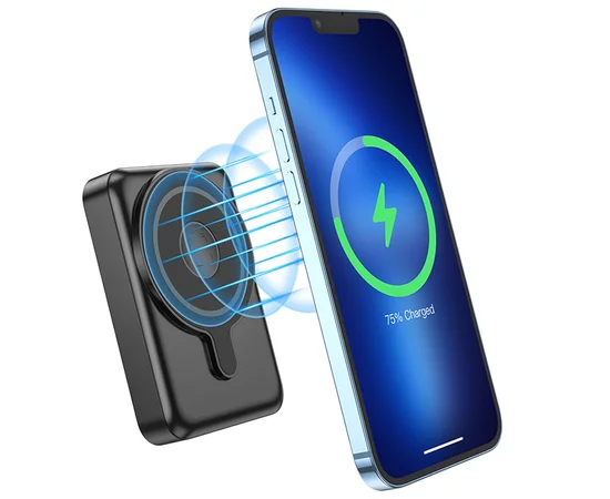 Портативное зарядное устройство Power Bank Hoco Q11 Expressar PD20W 3in1 с БЗУ 10 000 mAh Black