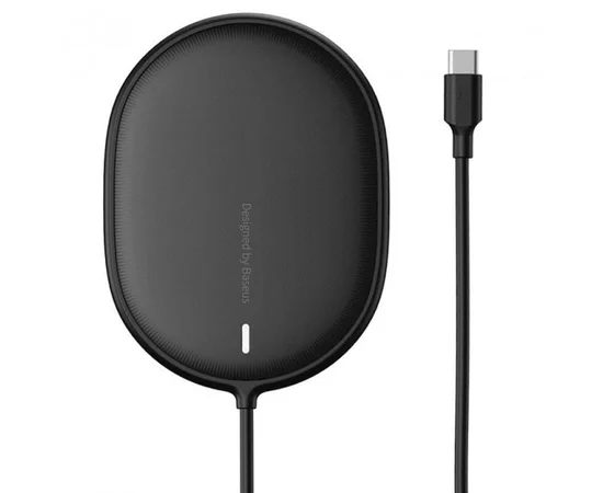 БЗУ Baseus Light Magnetic Wireless Charger for IP12 (WXQJ) Черный