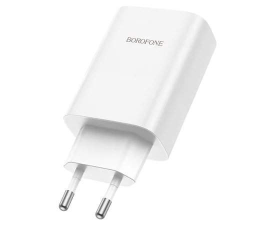 СЗУ Borofone BN10 Sunlight PD65W (1Type-C/1USB) White